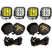 XP-ULTRA Series 5 Inch 110W 11000LM White/Amber LED Driving Lights Pods Light