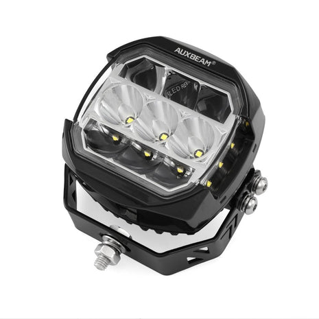 XP-ULTRA Series 5 Inch 174W LED Side Shooter Pod Lights with White DRL&Amber Turn Signal Light