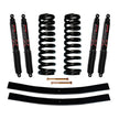 F-100 Suspension Lift Kit 70-72 F-100 w/Shock Black MAX Shocks 4 Inch Lift Incl. Front Coil Springs Rear Add-A-Leafs Skyjacker