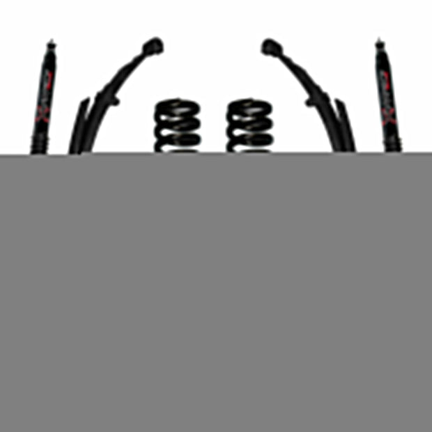 F-100/F-150 Suspension Lift Kit 73-75 F-100 77-79 F-150 w/Shock Black MAX Shocks 4 Inch Lift Incl. Front/Rear Springs Rear U Bolt Kit Skyjacker