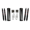 Bronco Suspension Lift Kit 78-79 Bronco w/Shock Black MAX Shocks 6 Inch Lift Incl. Front Coil Springs Rear U Bolt Kit Rear Blocks Skyjacker