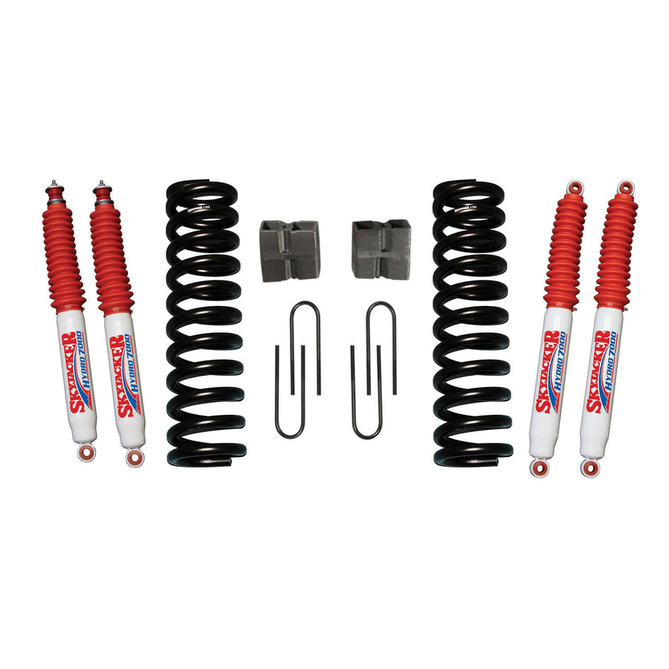 Bronco Suspension Lift Kit 78-79 Bronco w/Shock 6 Inch Lift Incl. Front Coil Springs Rear U Bolt Kit Rear Blocks Skyjacker