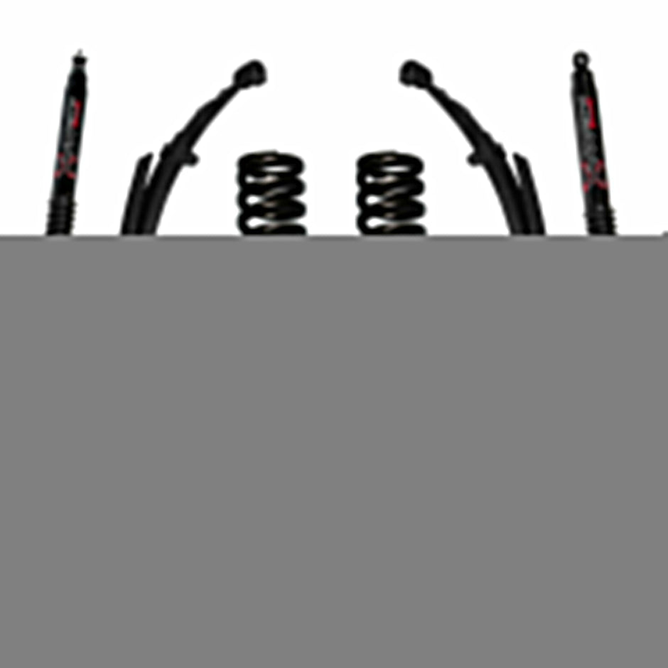 Bronco Suspension Lift Kit 78-79 Bronco w/Shock Black MAX Shocks 6 Inch Lift Incl. Front/Rear Springs Rear U Bolt Kit Skyjacker