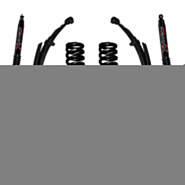 Bronco Suspension Lift Kit 78-79 Bronco w/Shock Black MAX Shocks 6 Inch Lift Incl. Front/Rear Springs Rear U Bolt Kit Skyjacker
