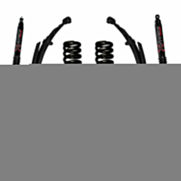 Bronco Suspension Lift Kit 75-79 Bronco w/Shock Black MAX Shocks 7 Inch Lift Incl. Coil Spring Leaf Spring U Bolt Kit Skyjacker