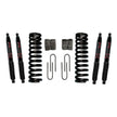 Suspension Lift Kit w/Shock Black MAX Shocks 6 Inch Lift Incl. Front Coil Springs Rear U Bolt Kit Rear Block Skyjacker