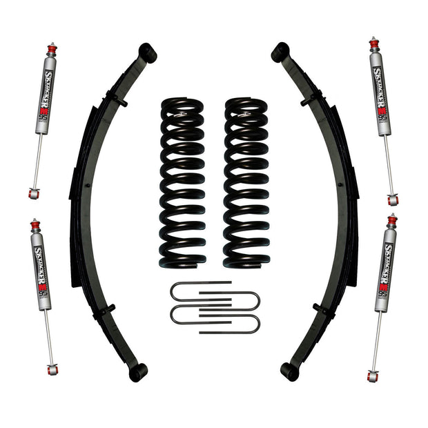 Suspension Lift Kit w/Shock M95 Performance Shocks 6 Inch Lift Incl. Front/Rear Springs Rear U Bolt Kit Skyjacker