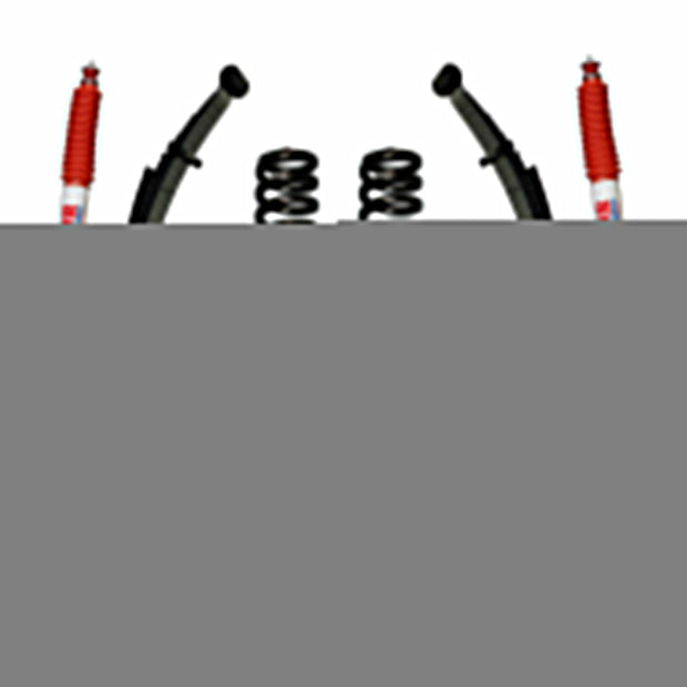 Suspension Lift Kit w/Shock Nitro Shocks 9 Inch Lift Incl. Front/Rear Springs Rear U Bolt Kit 2 Inch Rear Blocks Skyjacker