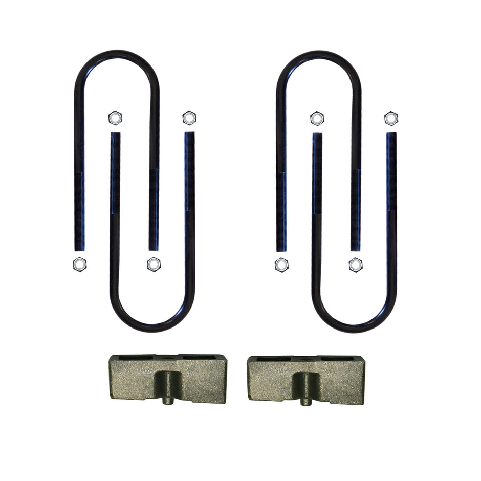 Component Box For PN 176PKS 9 Inch Lift Incl. Rear U Bolt Kit 2 Inch Rear Block Skyjacker