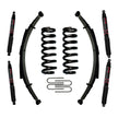 Suspension Lift Kit w/Shock Black MAX Shocks 1.5-2 Inch Lift Incl. Front/Rear Springs Rear U Bolt Kit Skyjacker