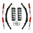 Suspension Lift Kit w/Shock 1.5-2 Inch Lift Incl. Front/Rear Springs Rear U Bolt Kit Skyjacker