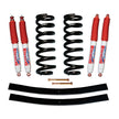 Suspension Lift Kit w/Shock Nitro Shocks 1.5-2 Inch Lift Incl. Front Coil Springs Rear Add-A-Leafs Skyjacker