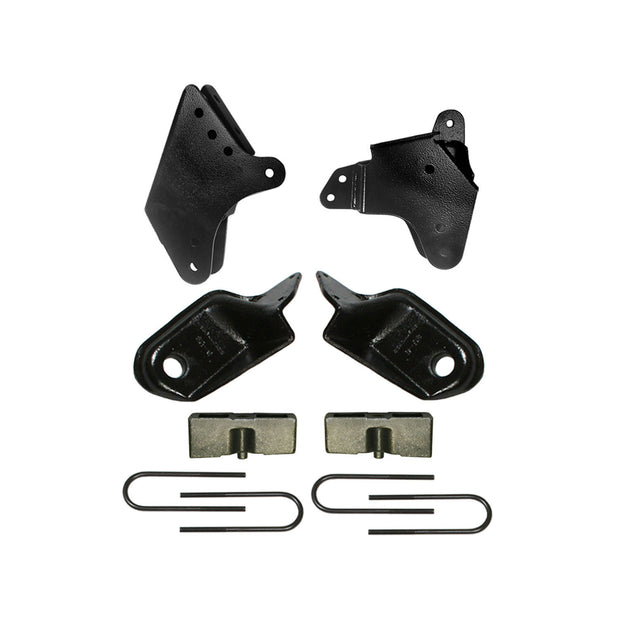 Component Box For PN 184BK 4 Inch Lift Incl. Brackets Rear U Bolt Kit Rear Block Skyjacker
