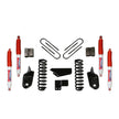Suspension Lift Kit w/Shock 4 Inch Lift Incl. Front Coil Springs Brackets Rear U Bolt Kit Rear Block Skyjacker