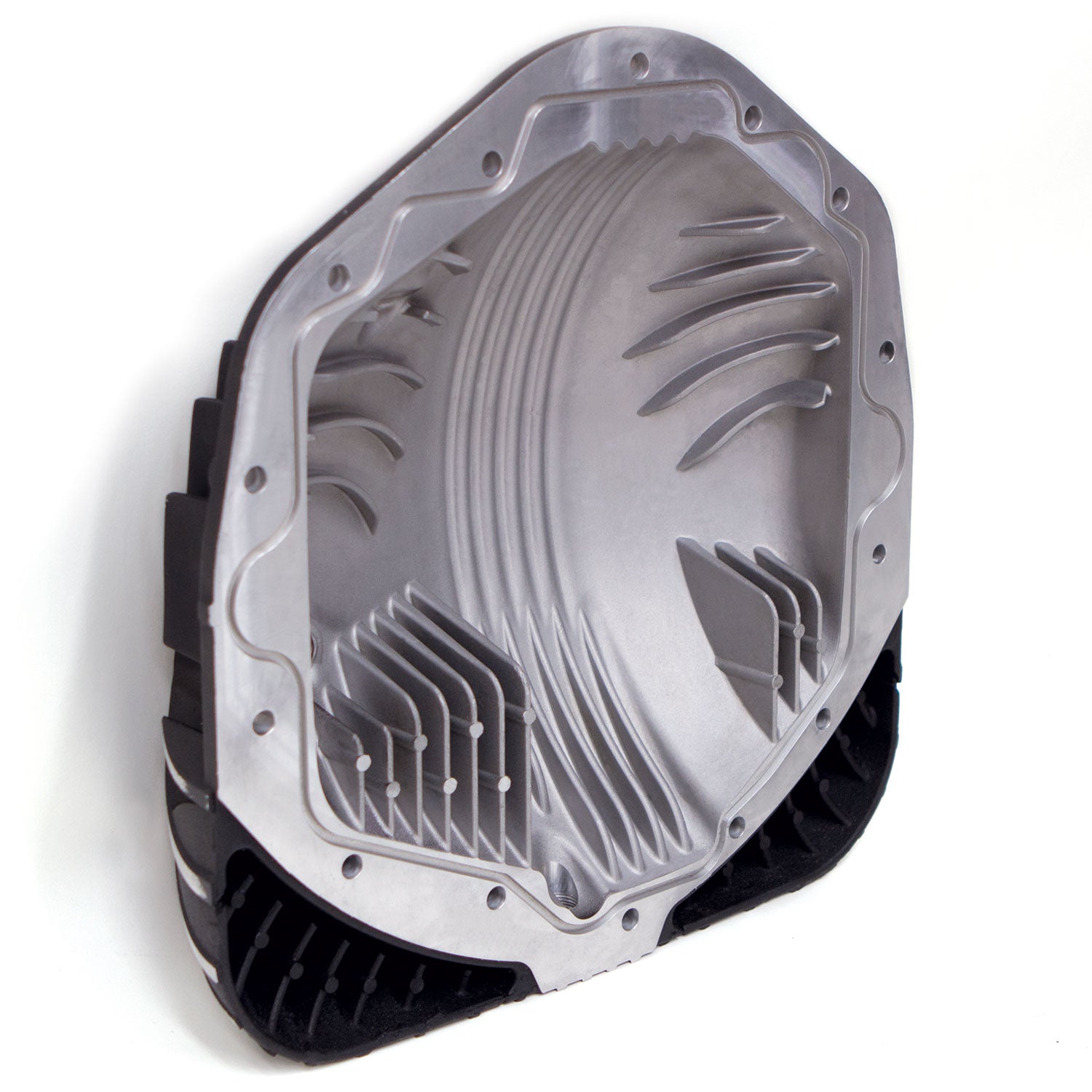 Ram-Air Differential Cover Kit Satin Black/Machined w/Hardware 01-19 Chevy/GMC 03-24 Ram with AAM 11.5 Inch or 11.8 Inch 14 Bolt Rear Axle Banks Power