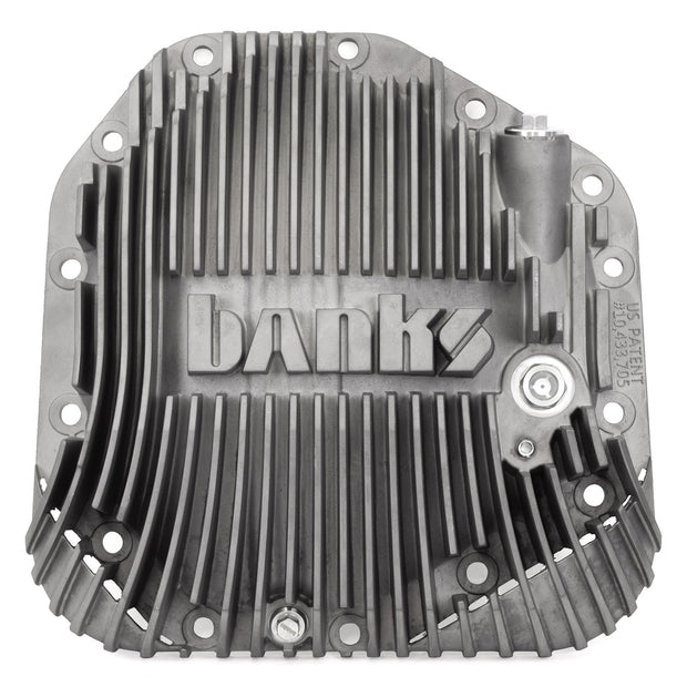 Ram-Air Differential Cover Kit Natural Aluminum w/Hardware for 17-24 Ford F250 HD Tow Pkg and F350 SRW with Dana M275 Rear Axle Banks Power