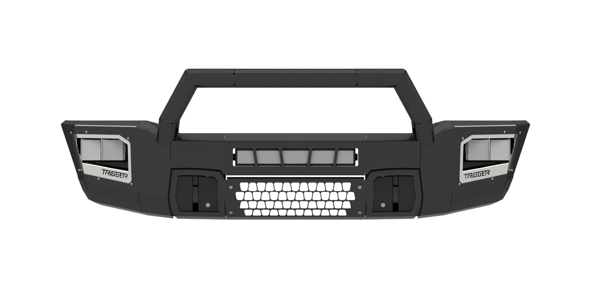 Maverick front bumper with Pre Runner for 2019-2025 Ram HD in black powder coat