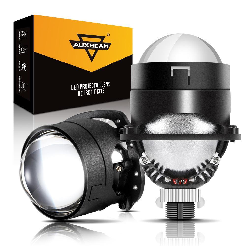 (2pcs/Set)2.5 Inch 80W 6000K Bi-LED Projector Lens Headlight S8 Series Non-Destructive Installation Projector Lens-S8 Basic