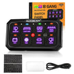 RB80 XL RGB Switch Panel without APP, Toggle/ Momentary/ Pulsed Mode Supported (Two-Sided Outlet)