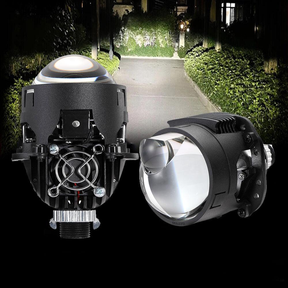 (2pcs/Set)2.5 Inch 90W 70W Hi/Lo Beam Bi-LED Laser Projector Lens Headlight S8 Series Non-Destructive Installation Projector Lens -S8 Laser