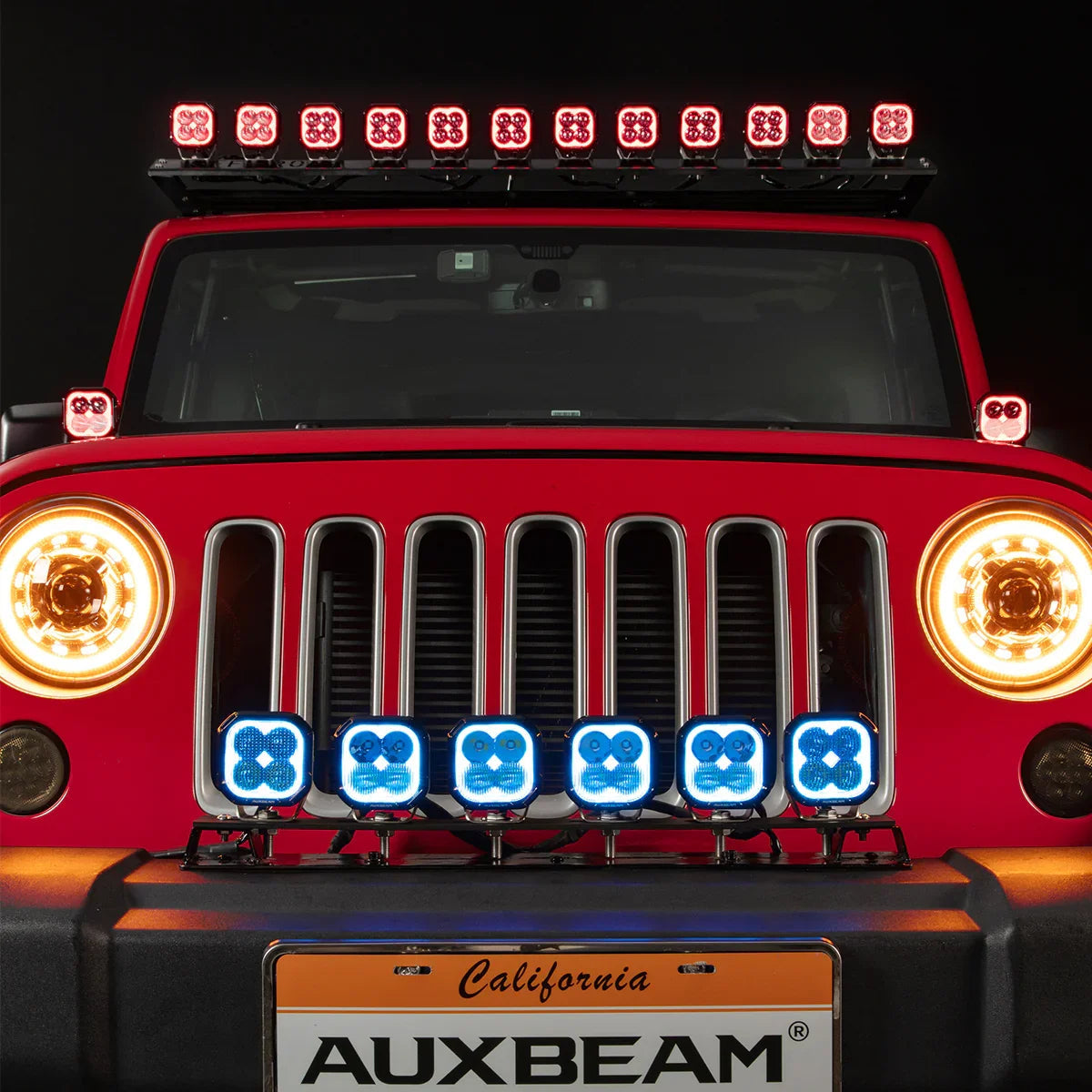 Color Play Series 3 Inch 116W RGB LED Pod Lights Combo Off Road Lights With 8 Backlight Options