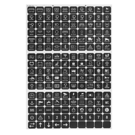 160 Universal Stickers for Switch Panel