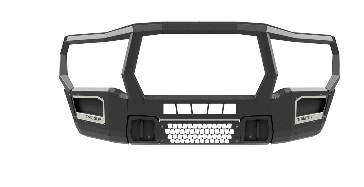 Maverick front bumper with Grill Guard for 2019-2025 Ram HD in black powder coat