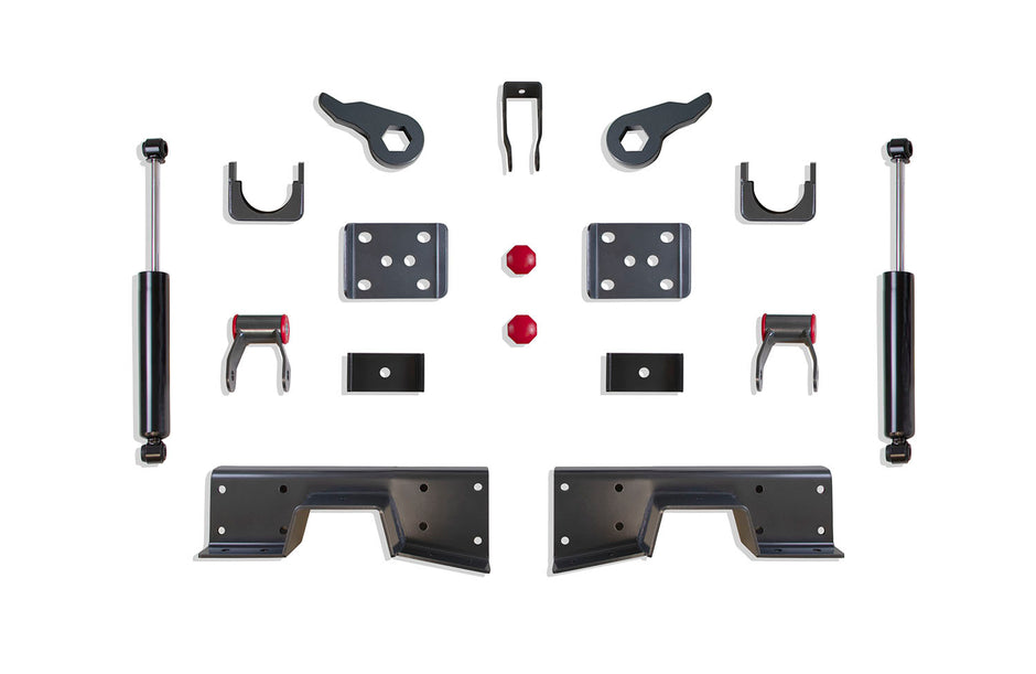 1999-2006 SILVERADO/SIERRA 1500 4WD 5" REAR LOWERING BOX KIT