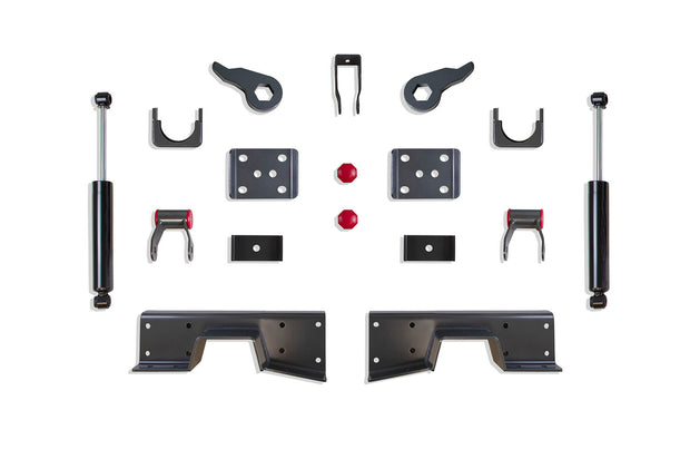 1999-2006 SILVERADO/SIERRA 1500 4WD 5" REAR LOWERING BOX KIT