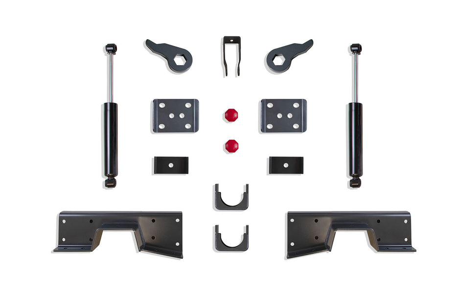 1999-2006 SILVERADO/SIERRA 1500 4WD 6" REAR LOWERING BOX KIT