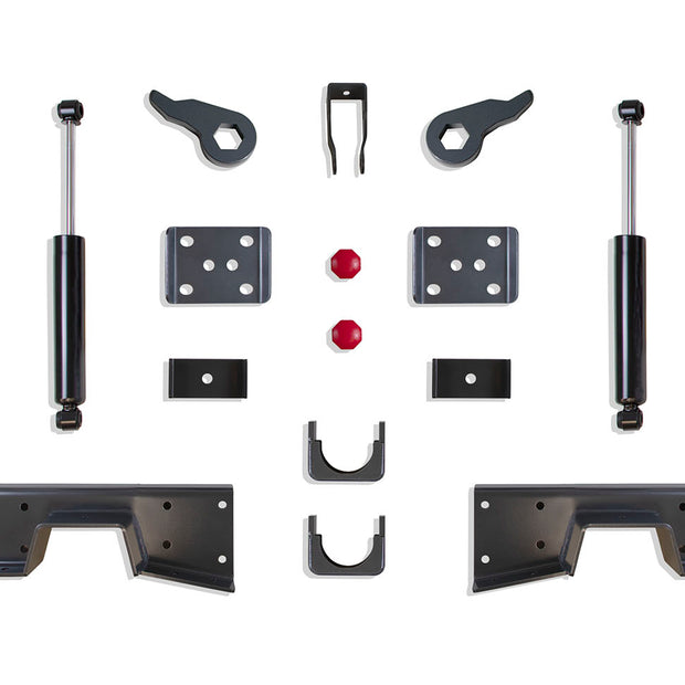 1999-2006 SILVERADO/SIERRA 1500 4WD 6" REAR LOWERING BOX KIT