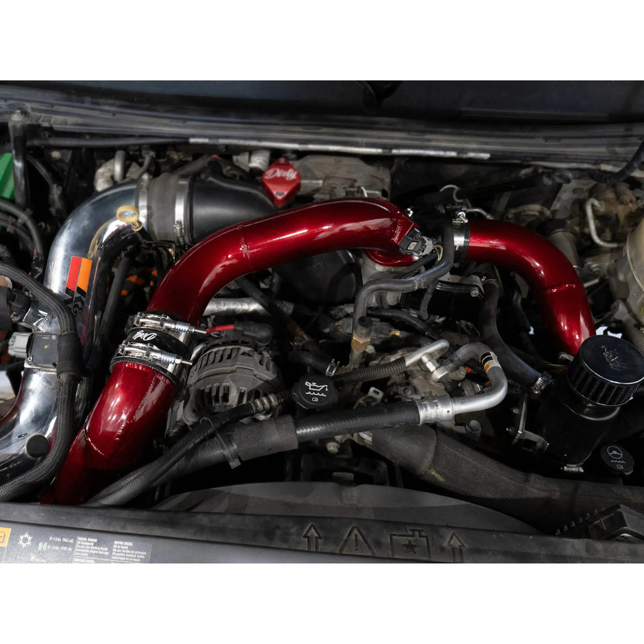 2011-2016 Duramax Dirty Cold Side Crossover Pipe w/ Throttle Valve (LML-INT-A029)