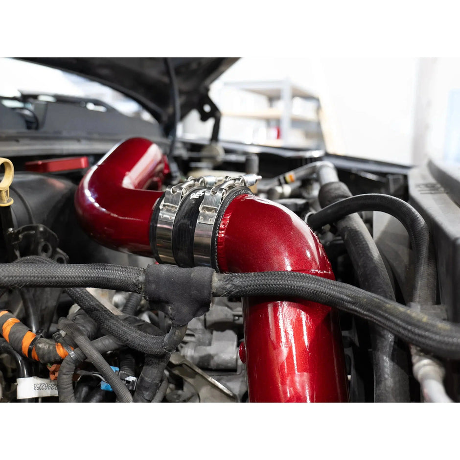 2011-2016 Duramax Dirty Cold Side Crossover Pipe w/ Throttle Valve (LML-INT-A029)
