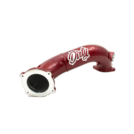 2011-2016 Duramax Dirty Cold Side Crossover Pipe w/ Throttle Valve (LML-INT-A029)