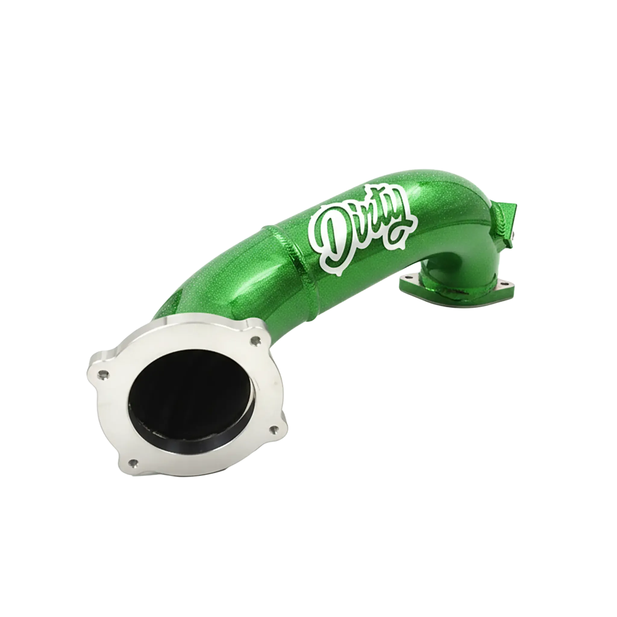2011-2016 Duramax Dirty Cold Side Crossover Pipe w/ Throttle Valve (LML-INT-A029)