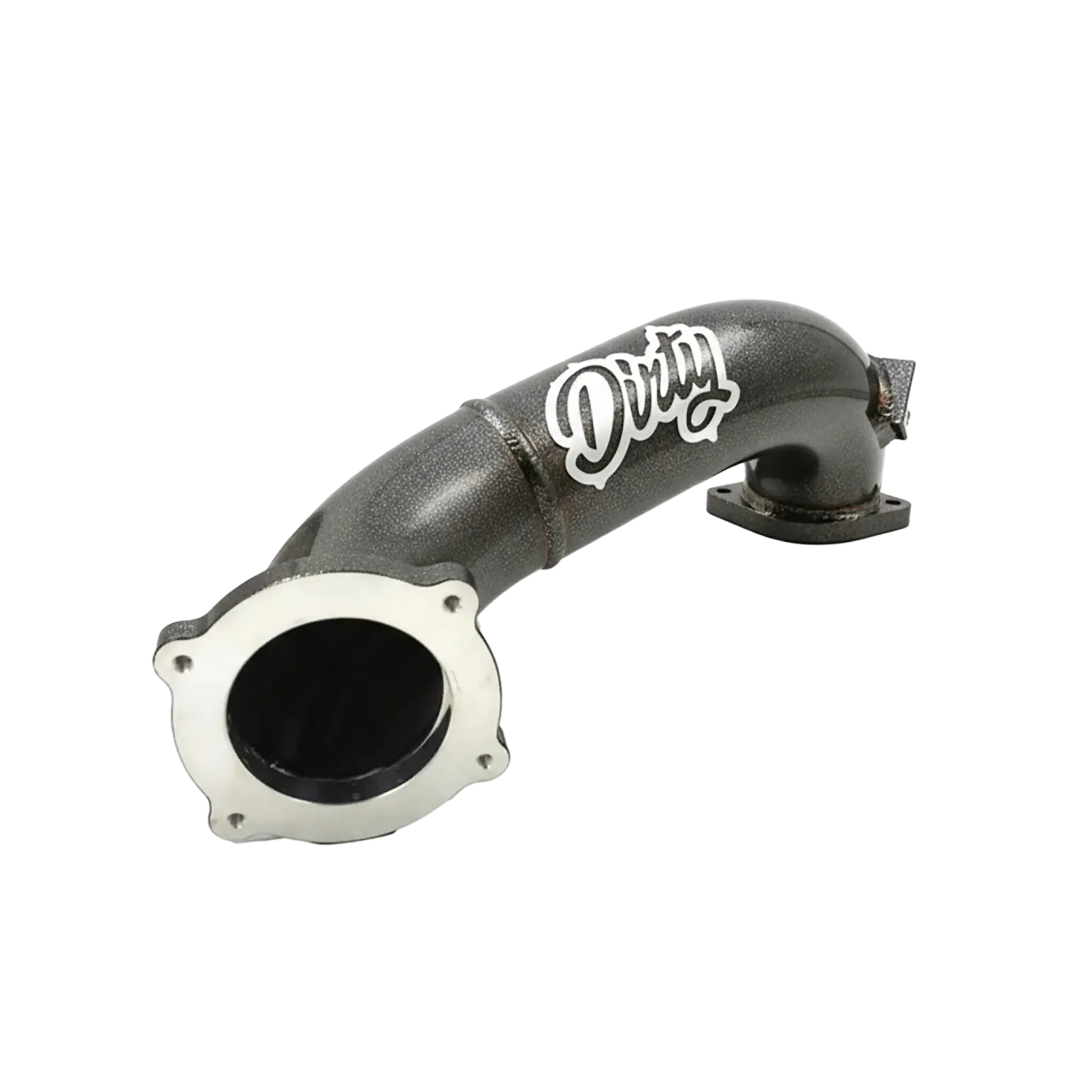 2011-2016 Duramax Dirty Cold Side Crossover Pipe w/ Throttle Valve (LML-INT-A029)