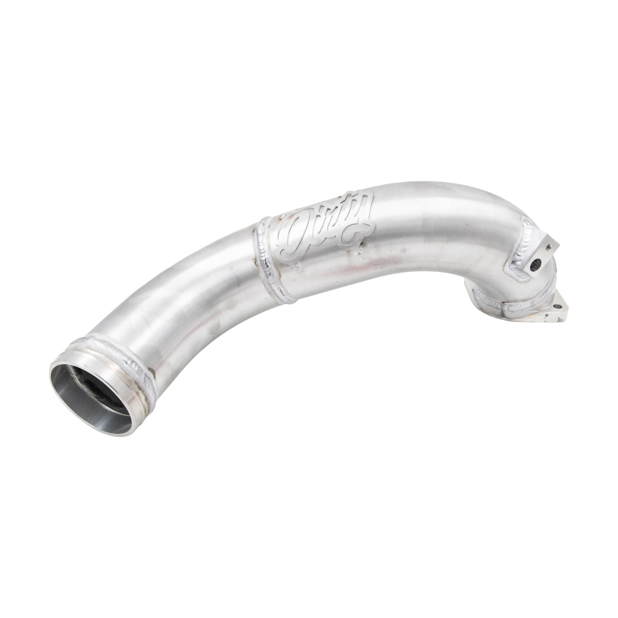 2011-2016 Duramax Dirty Cold Side Crossover Pipe w/o Throttle Valve (LML-INT-A027)