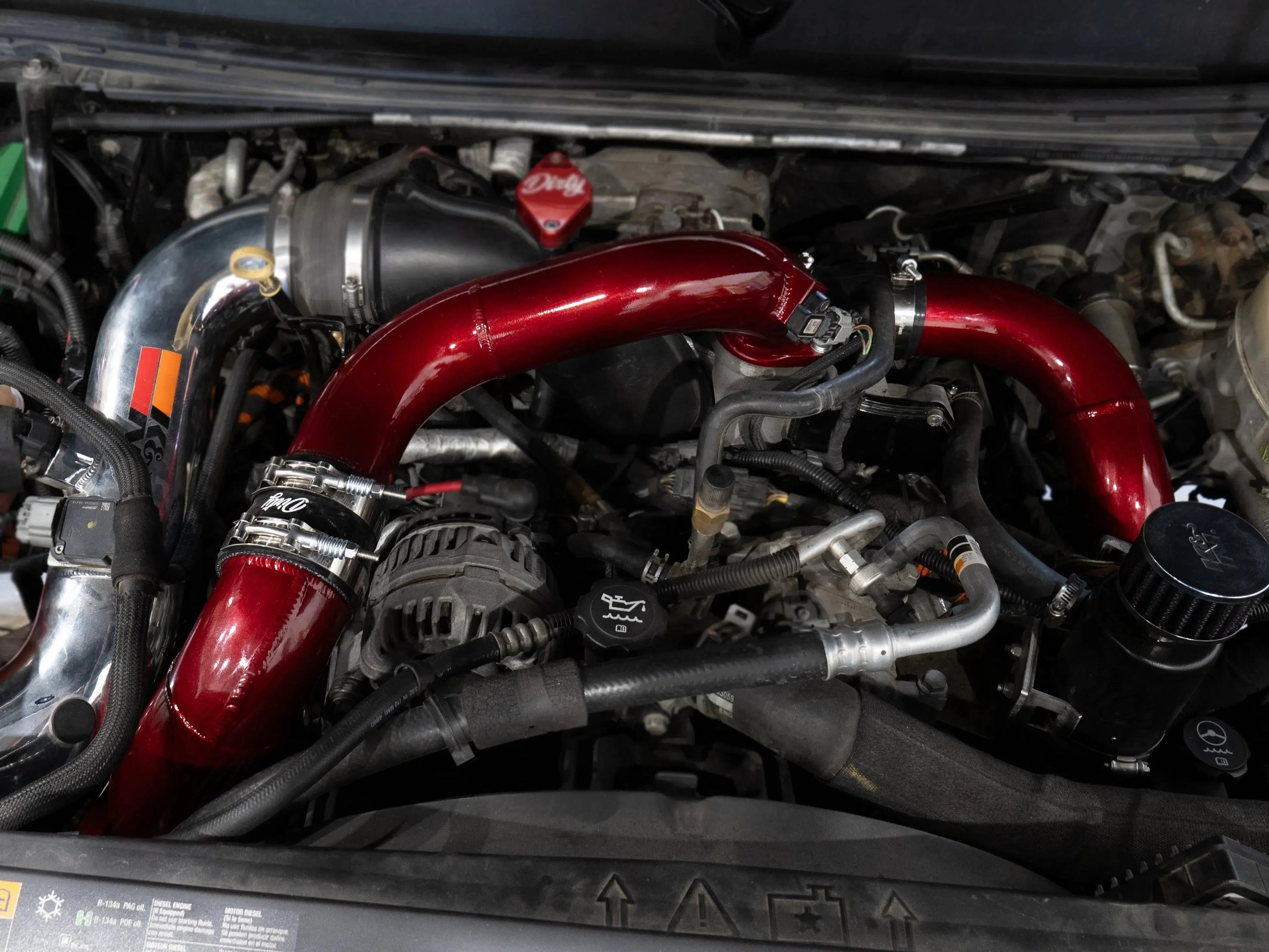 2011-2016 Duramax Dirty Cold Side Crossover Pipe w/o Throttle Valve (LML-INT-A027)