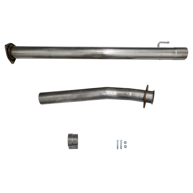 2011-2018 Powerstroke 4" SS Cat & DPF Delete Pipe (DDC-3F11)