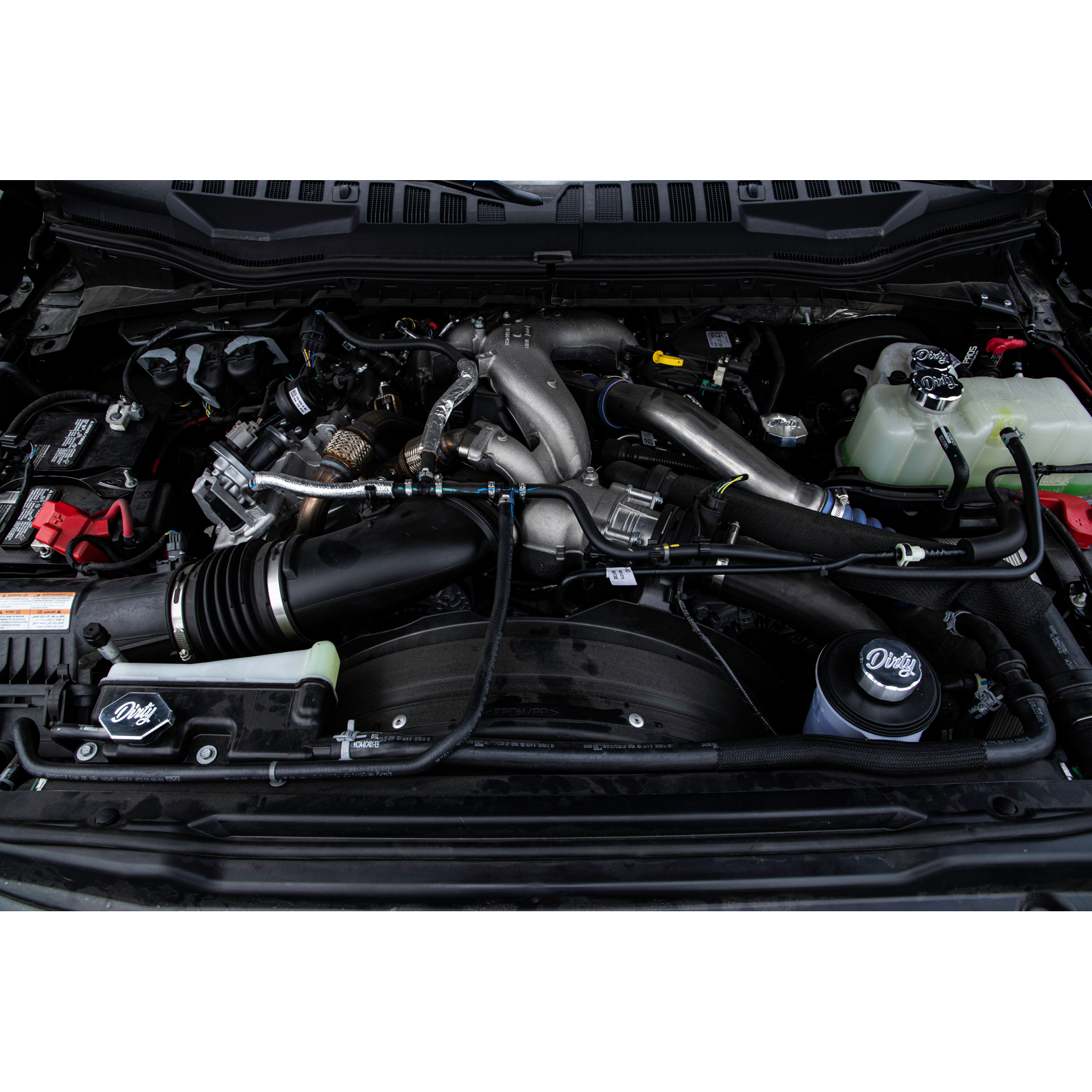 2011-2023 Powerstroke Power Steering Cover Reservoir Improved Aesthetics Cap  (067-ENG-0372)