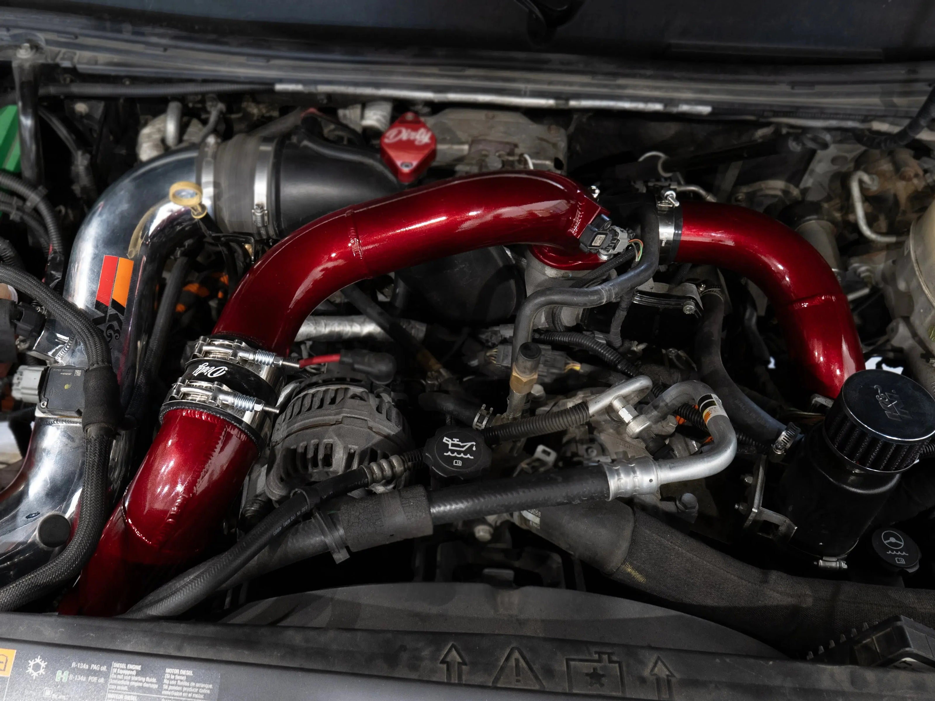 2012-2016 Duramax Dirty Cold Side Passenger Intercooler Pipe (LML-INT-A094)