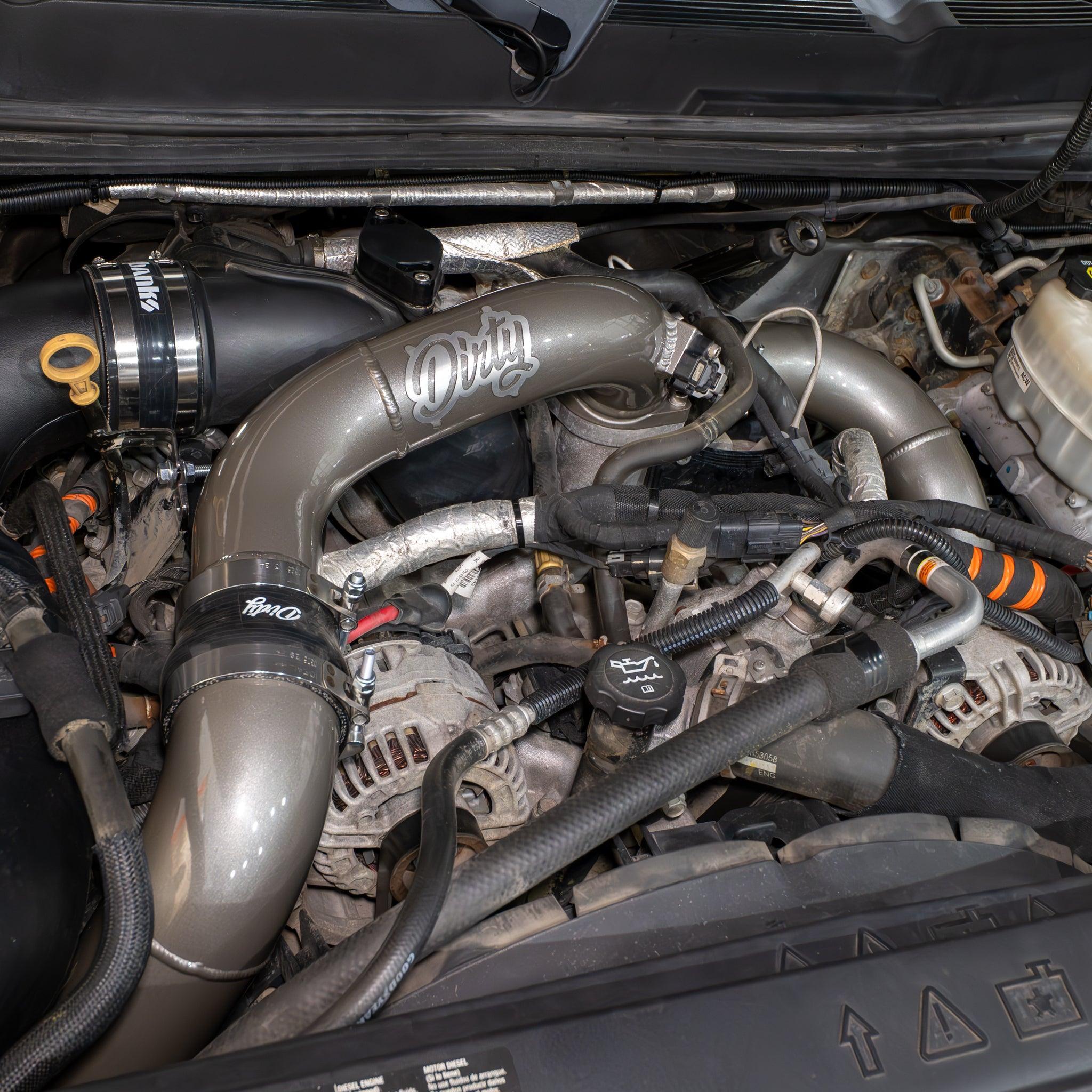 2012-2016 Duramax High Flow Dirty Intercooler Piping Kit (LML-INT-A150)