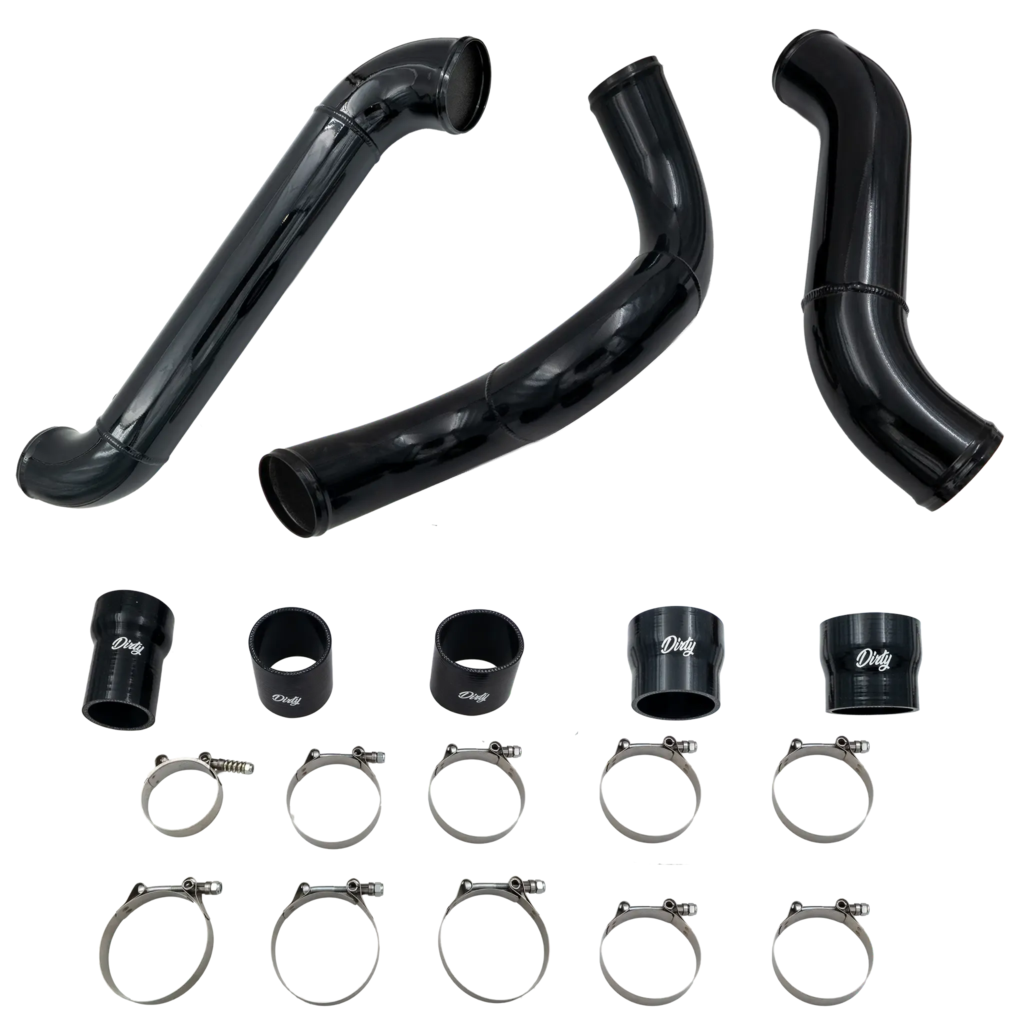 2012-2016 Duramax High Flow Dirty Intercooler Piping Kit (LML-INT-A150)