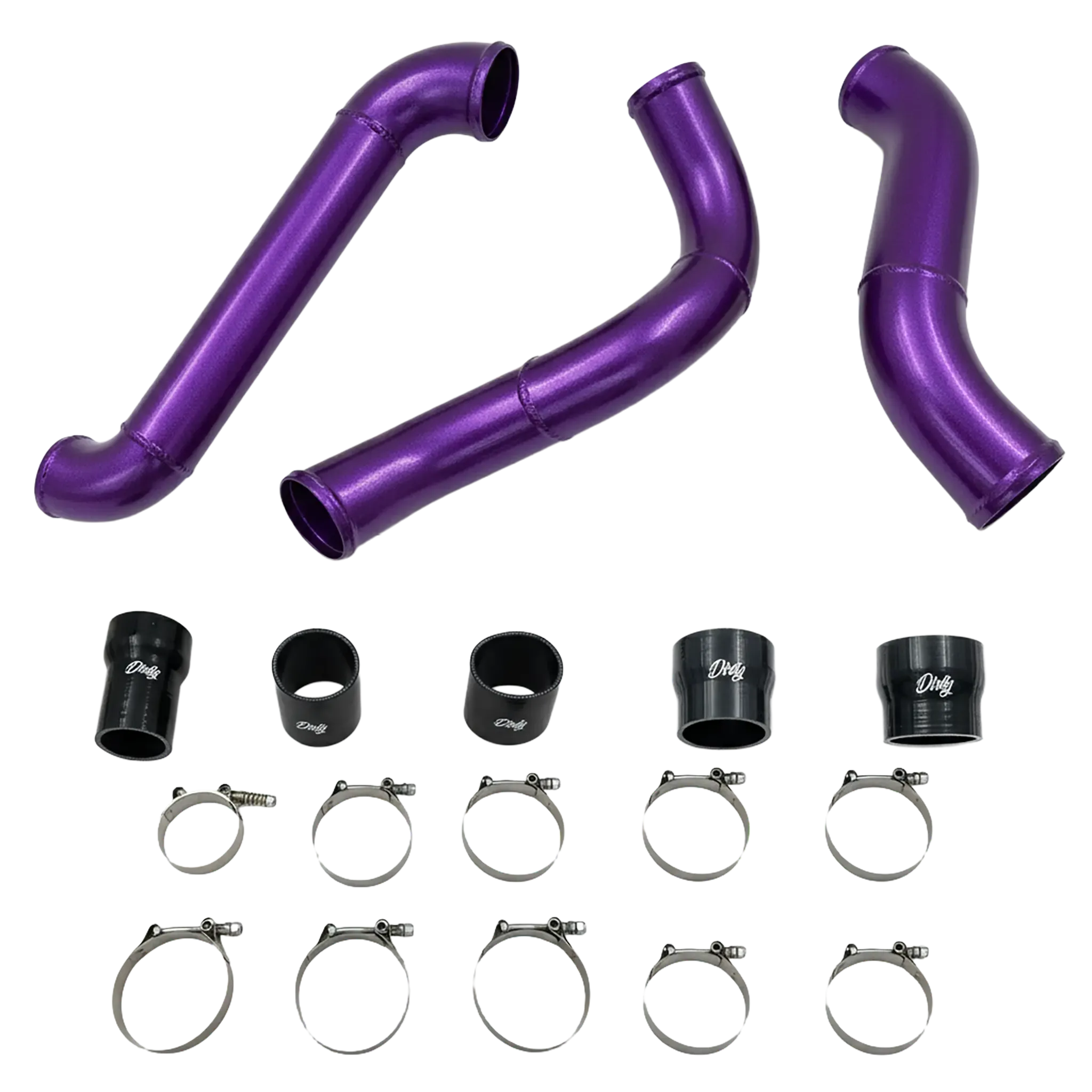 2012-2016 Duramax High Flow Dirty Intercooler Piping Kit (LML-INT-A150)