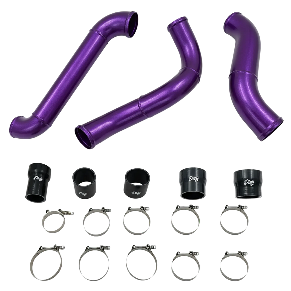 2012-2016 Duramax High Flow Dirty Intercooler Piping Kit (LML-INT-A150)