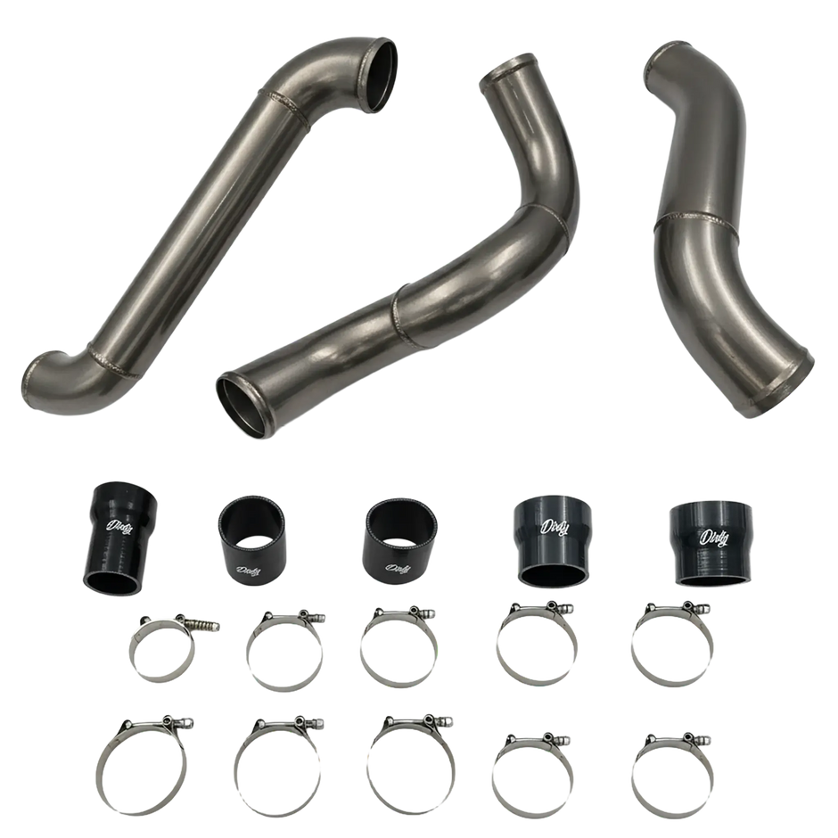 2012-2016 Duramax High Flow Dirty Intercooler Piping Kit (LML-INT-A150)