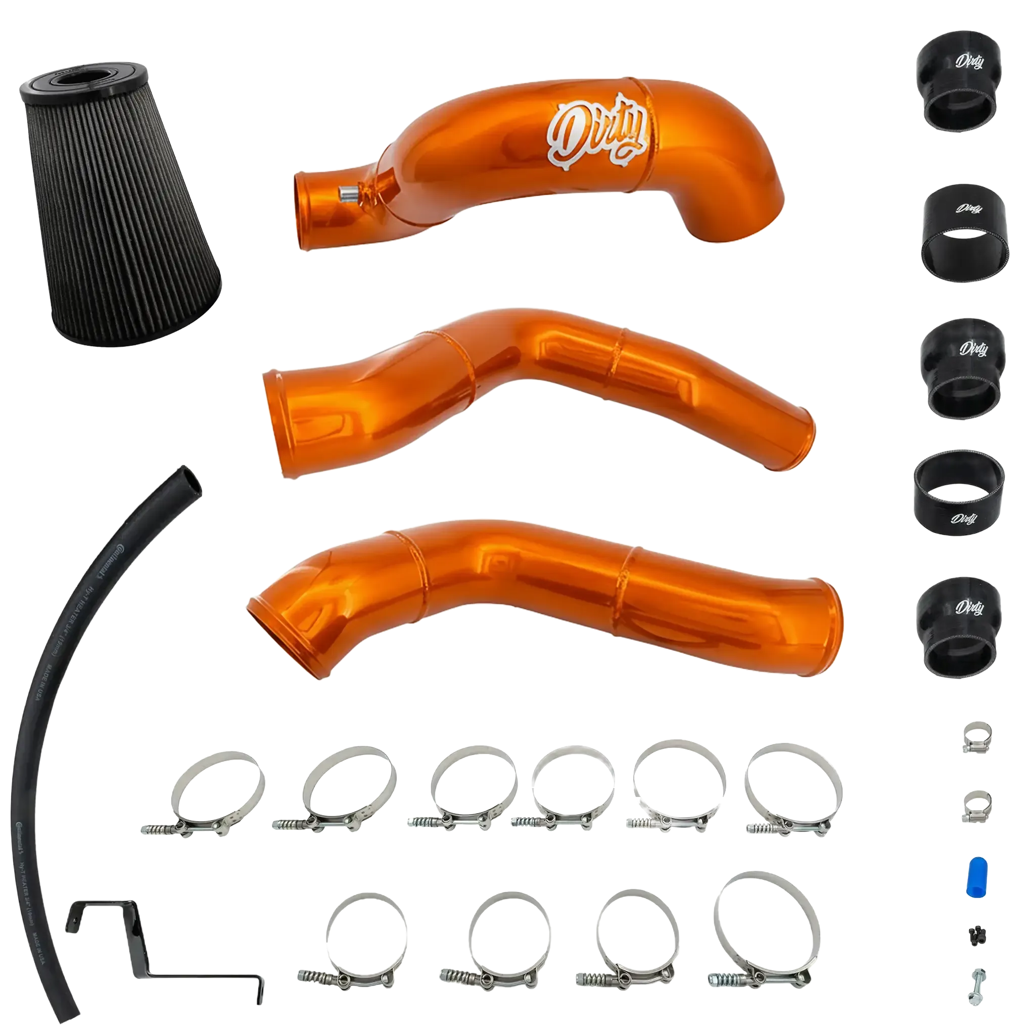 2013-2018 Cummins Dirty Stock Turbo Intercooler Piping Kit (I67-INT-A126)