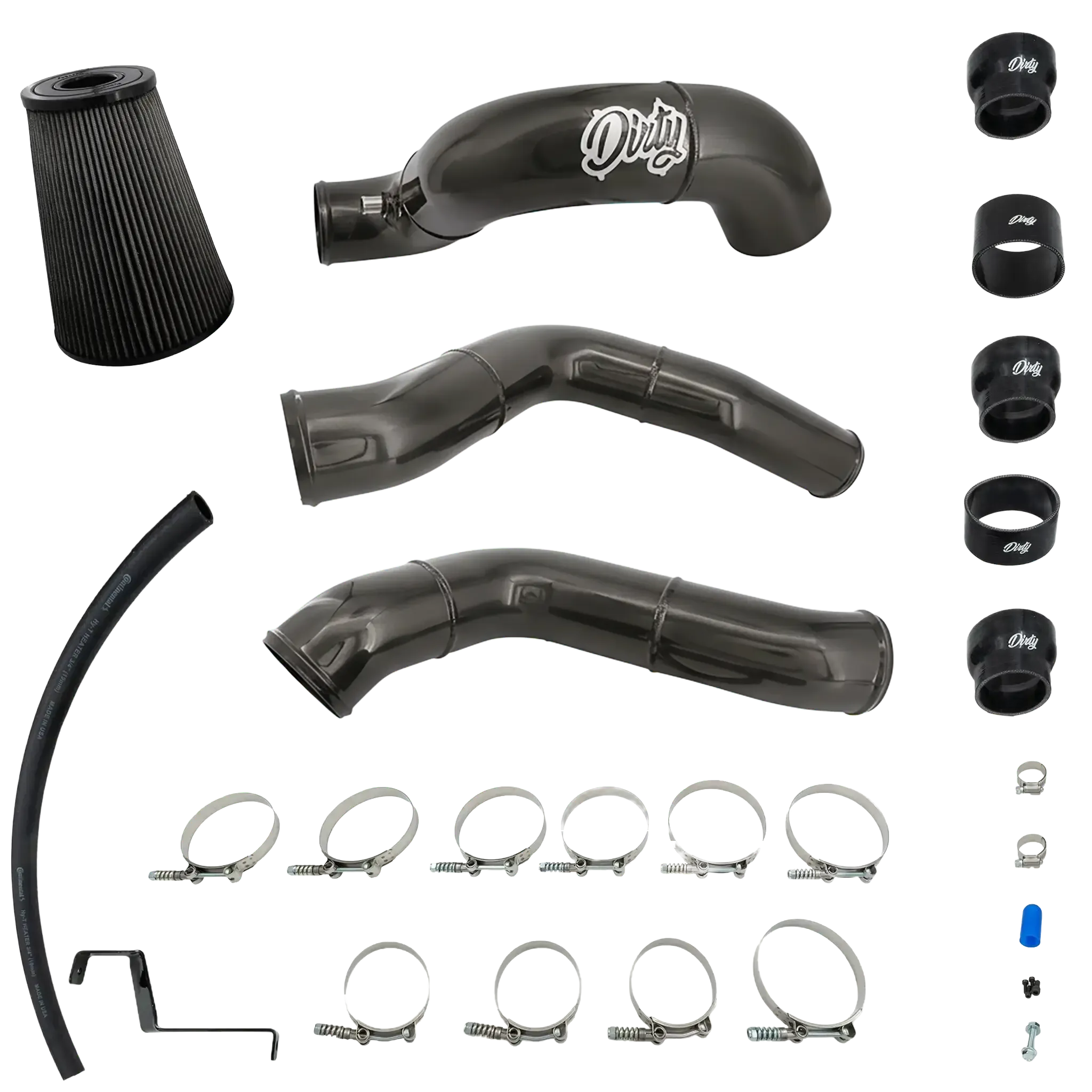 2013-2018 Cummins Dirty Stock Turbo Intercooler Piping Kit (I67-INT-A126)