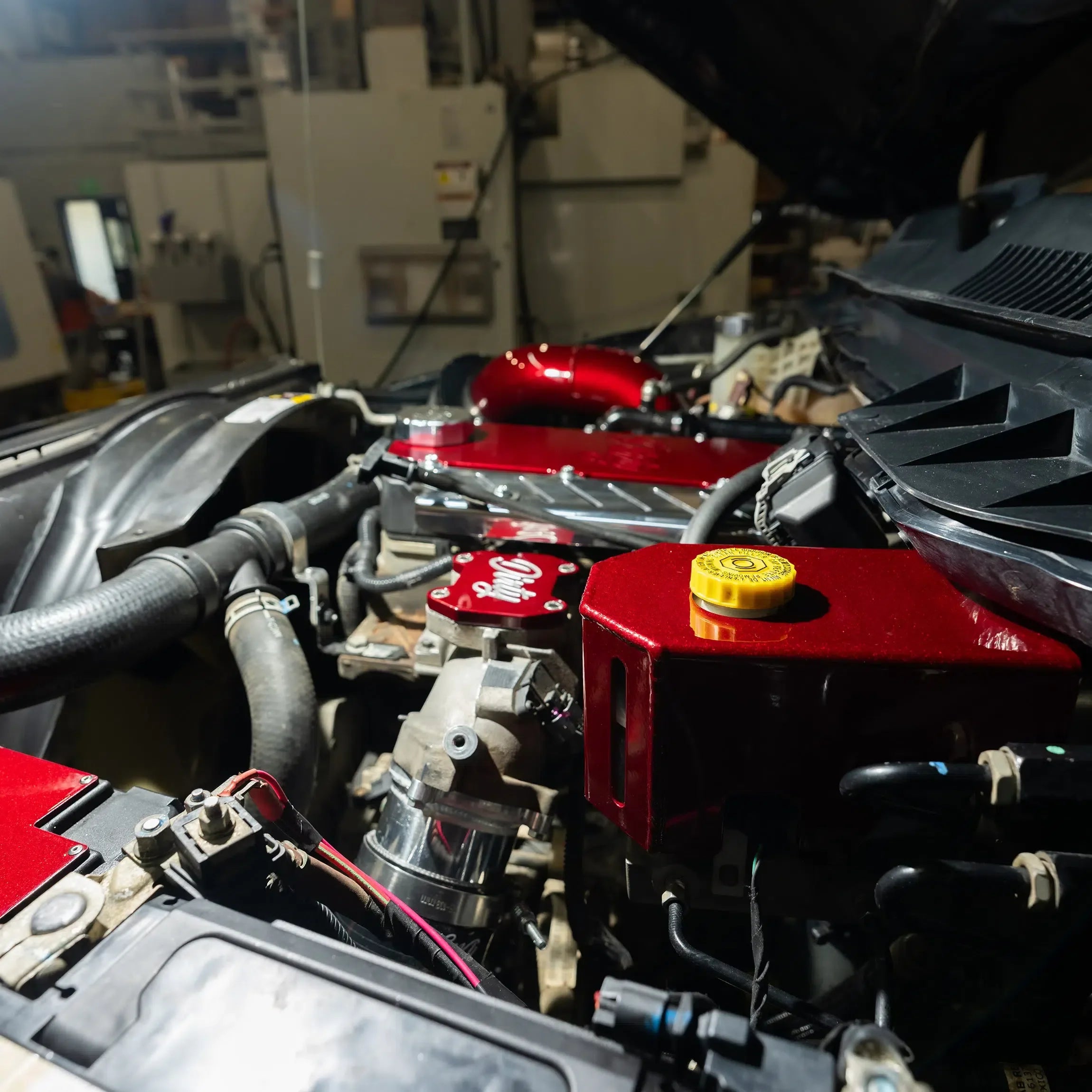 2013-2019 Cummins Brake Fluid Reservoir Dress Up Cover (I67-ENG-A141)