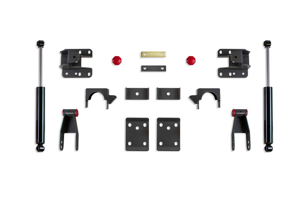 2007-2018 SILVERADO/SIERRA 1500 4" REAR LOWERING BOX KIT (NON MAGNERIDE)